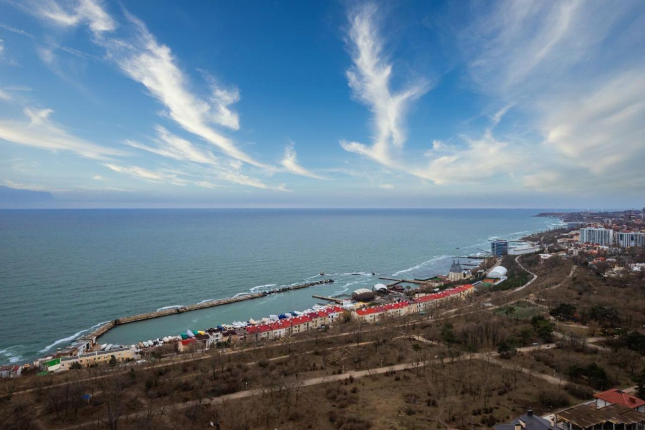 44 Pearl 1-Bedroom Panoramic Sea View Apartment Odesa Exterior photo